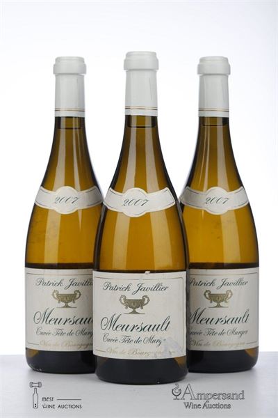 MEURSAULT CUVEE TETE DE MURGER 2007 - Patrick Javillier - 3 Bottles