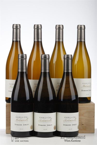 GIVRY BLANC MADEMOISELLE 2*2016 +3*2017 + 2*2018  - Joblot - 7 Bottles