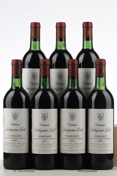 LABEGORCE ZEDE 1983 - Mc - 7 Bottles