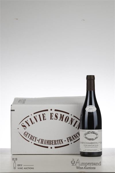 GEVREY CHAMBERTIN CLOS ST JACQUES 2017 - Sylvie Esmonin - 6 Bottles - Oc 6
