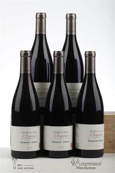 GIVRY ROUGE L'EMPREINTE 2*2016 + 3*2018  - Joblot - 5 Bottles