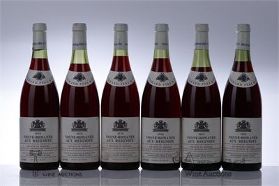 VOSNE ROMANEE AUX REIGNOTS 1978 - Comte Liger Belair Bouchard - 6 Bottles - Owc 6