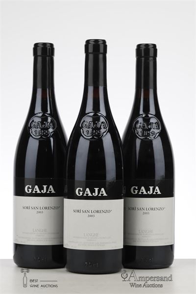 SORI SAN LORENZO 2003 - Gaja - 3 Bottles