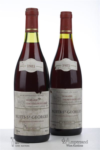 NUITS ST GEORGES VILLAGE 1985 - Thomas Moillard - 2 Bottles