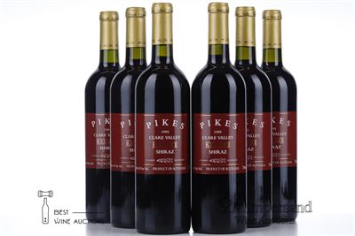 PIKES RESERVE SHIRAZ 1995 - Pikes - 6 Bottles