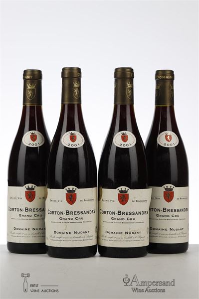 CORTON BRESSANDES 2001 - Nudant - 4 Bottles