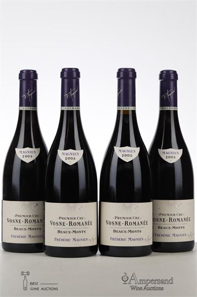 VOSNE ROMANEE BEAUX MONTS 2005 - Frederic Magnien - 4 Bottles