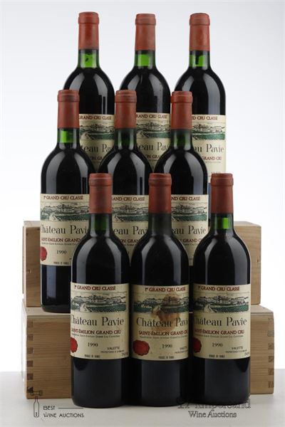 PAVIE 1990 - Mc - 9 Bottles