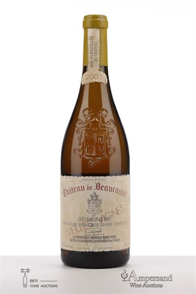 CHATEAUNEUF DU PAPE BLANC BEAUCASTEL ROUSSANNE VIEILLES VIGNES 2001 - Beaucastel - 1 Bottle