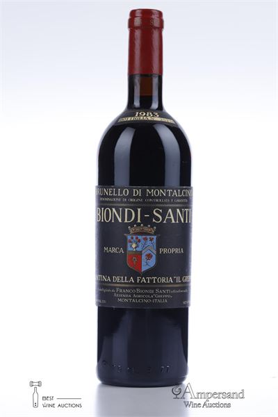 BRUNELLO DI MONTALCINO IL GREPPO 1983 - Biondi Santi - 1 Bottle