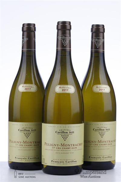 PULIGNY MONTRACHET CHAMP GAIN 2017 - Francois Carillon - 3 Bottles