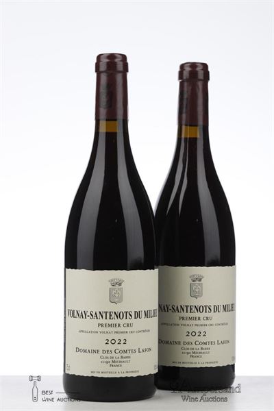 VOLNAY SANTENOTS DU MILIEU 2022 - Comtes Lafon - 2 Bottles
