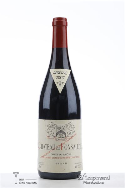 CHATEAU DE FONSALETTE SYRAH 2007 - Reynaud - 1 Bottle