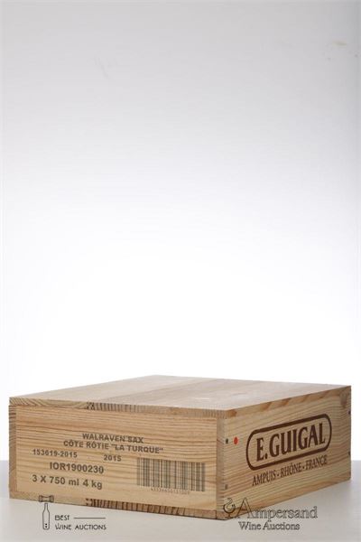 COTE ROTIE LA TURQUE 2015 - Guigal - 3 Bottles - Owc 3