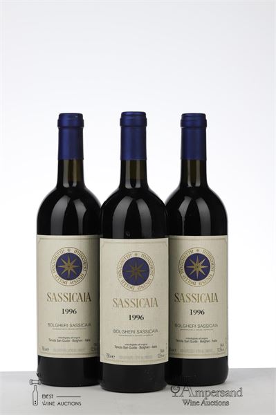 SASSICAIA 1996 - Tenuta San Guido - 3 Bottles