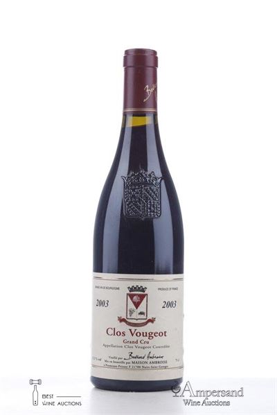 CLOS VOUGEOT 2003 - Bertrand Ambroise - 1 Bottle