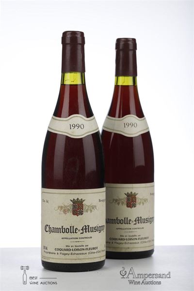 CHAMBOLLE MUSIGNY 1990 - Cocquard Loisin Fleurot - 2 Bottles