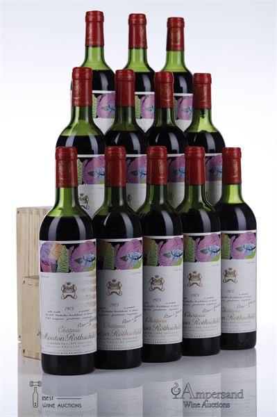 MOUTON ROTHSCHILD 1975 - 12 Bottles - Owc 12