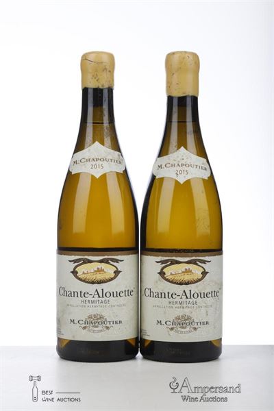 HERMITAGE BLANC CHANTE ALOUETTE 2015 - Chapoutier - 2 Bottles