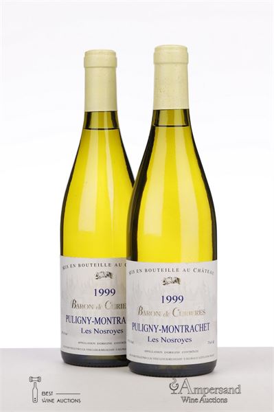 PULIGNY MONTRACHET LES NOSROYES 1999 - Baron de Curiere - 2 Bottles