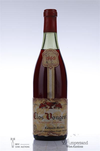CLOS VOUGEOT 1969 - Cathiard Molinier - 1 Bottle