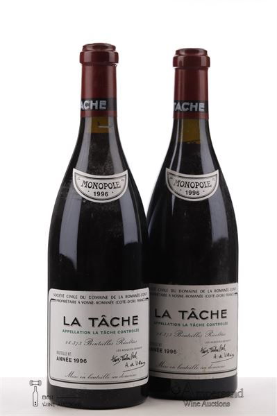 LA TACHE 1996 - Domaine de la Romanee Conti - 2 Bottles