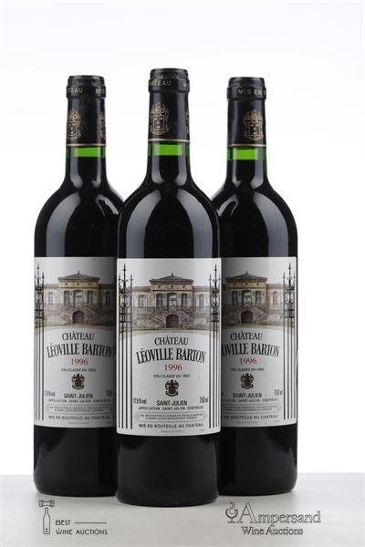 LEOVILLE BARTON 1996 - Mc - 3 Bottles