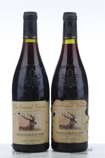 CHATEAUNEUF DU PAPE GRAND VENEUR 1993 - Odette Marcelin - 2 Bottles