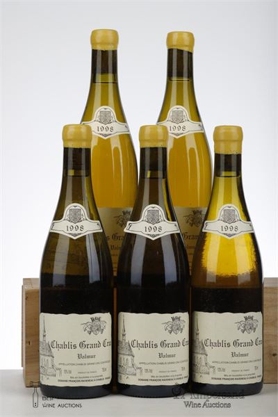 CHABLIS VALMUR 1998 - Ravenneau - 5 Bottles