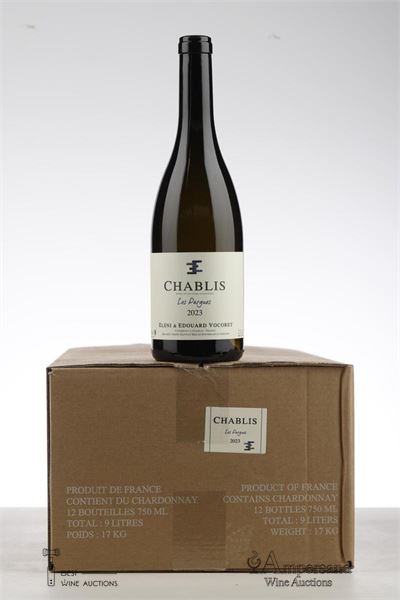CHABLIS LES PARGUES 2023 - Eleni et Edouard Vocoret - 12 Bottles - Oc 12