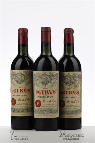 PETRUS 1960 - Mc - 3 Bottles