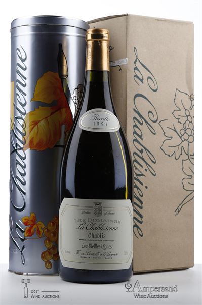 CHABLIS LES VIEILLES VIGNES 1997 - La Chablisienne - 1 Magnum - Tube