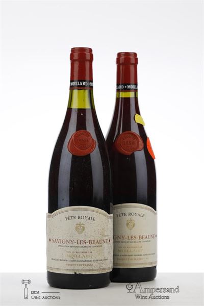 SAVIGNY LES BEAUNE FETE ROYALE 1996 - Moillard - 2 Bottles