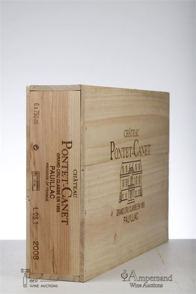 PONTET CANET 2008 - Mc - 6 Bottles - Owc 6