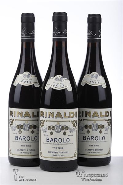 BAROLO TRE TINE 2013 - Giuseppe Rinaldi - 3 Bottles