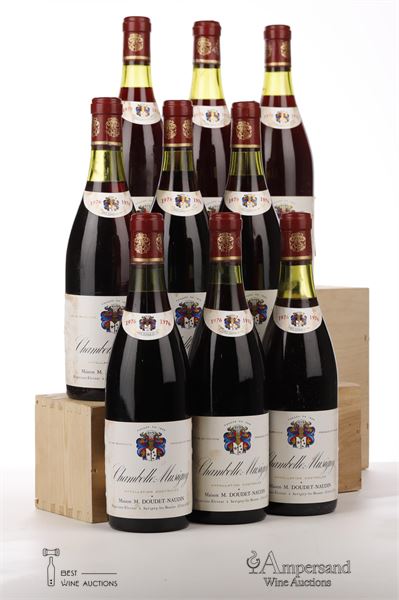 CHAMBOLLE MUSIGNY 1976 - Doudet Naudin - 9 Bottles