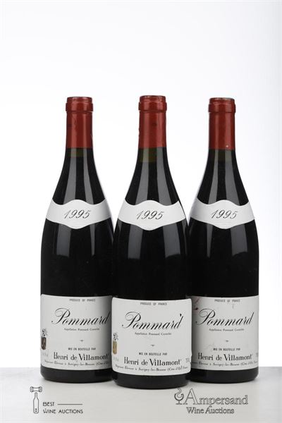 POMMARD 1995 - Henri de Villamont - 3 Bottles