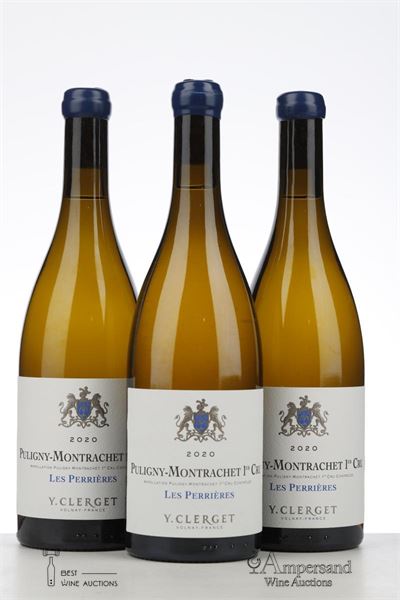 PULIGNY MONTRACHET LES PERRIERES 2020 - Yvon Clerget - 3 Bottles