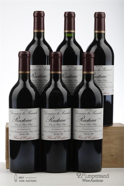 RASTEAU FLEUR DE CONFIANCE 1998 - Domaine la Soumade - 6 Bottles