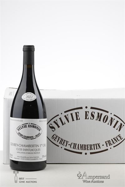 GEVREY CHAMBERTIN CLOS ST JACQUES 2022 - Sylvie Esmonin  - 6 Magnums - Oc 6