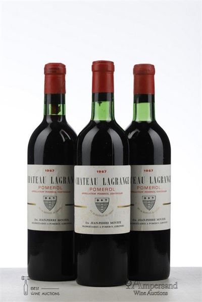 LAGRANGE POMEROL 1967 - Mc - 3 Bottles