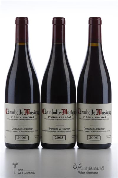 CHAMBOLLE MUSIGNY LES CRAS 2005 - Georges Roumier - 3 Bottles