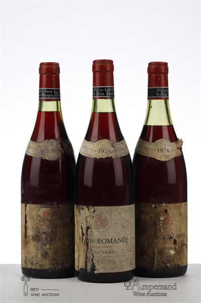 VOSNE ROMANEE 1976 - Thomas Freres - 3 Bottles