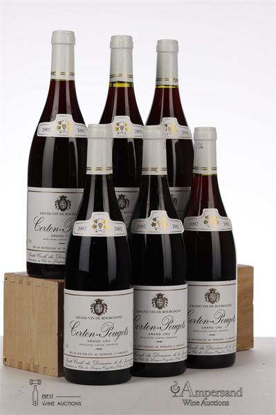 CORTON POUGETS 2002 - Domaine de la Juviniere - 6 Bottles