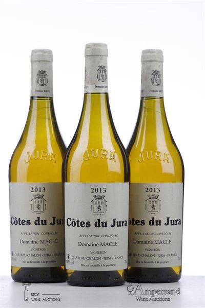 COTES DE JURA 2013 - Jean Macle - 3 Bottles