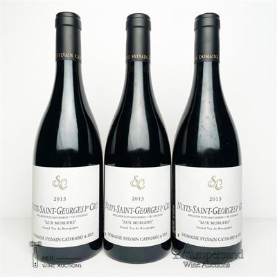 NUITS ST GEORGES AUX MURGERS 2013 - Sylvain Cathiard - 3 Bottles