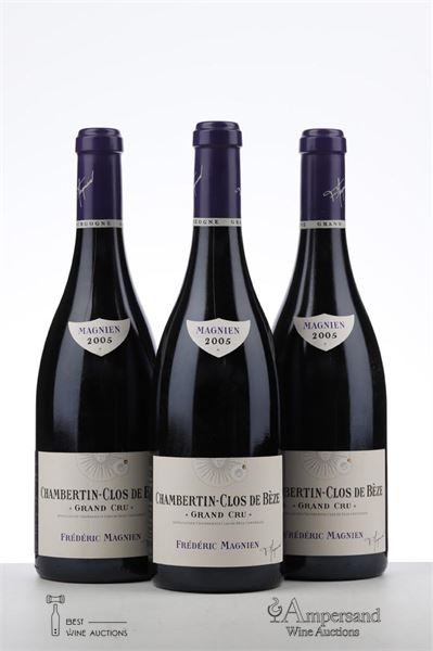 CHAMBERTIN CLOS DE BEZE 2005 - Frederic Magnien - 3 Bottles