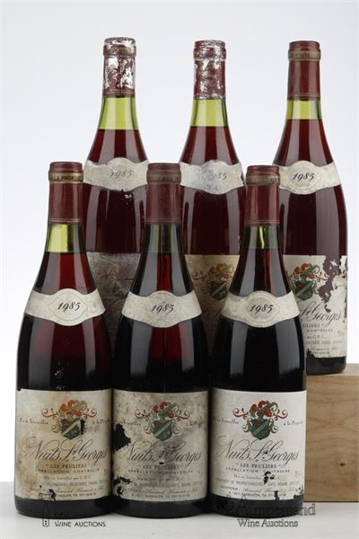 NUITS ST GEORGES LES PRULIERS 1985 - Armand Flamant - 6 Bottles