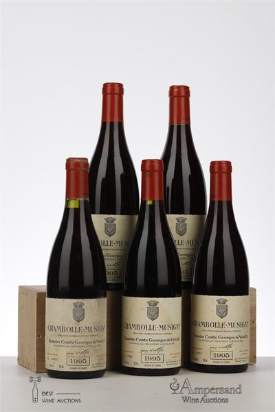 CHAMBOLLE MUSIGNY 1995 - Comte de Vogue - 5 Bottles