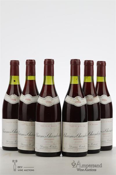 CHARMES CHAMBERTIN 1986 - Tortochot - 6 Bottles